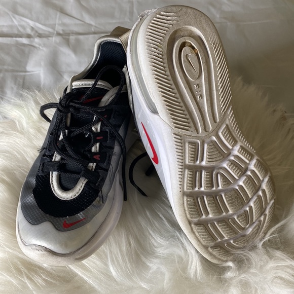 Nike Air Max Black/Silver/Red US size 12c - Picture 4 of 5